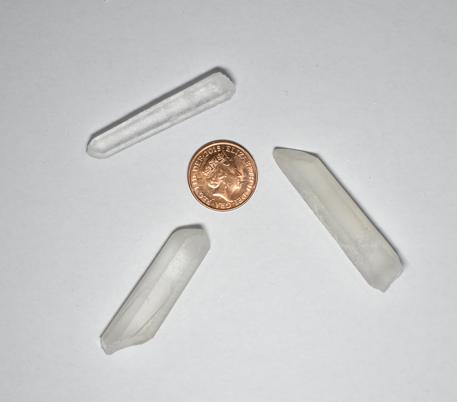 Cloudy Quartz Pointed Crystal Wand