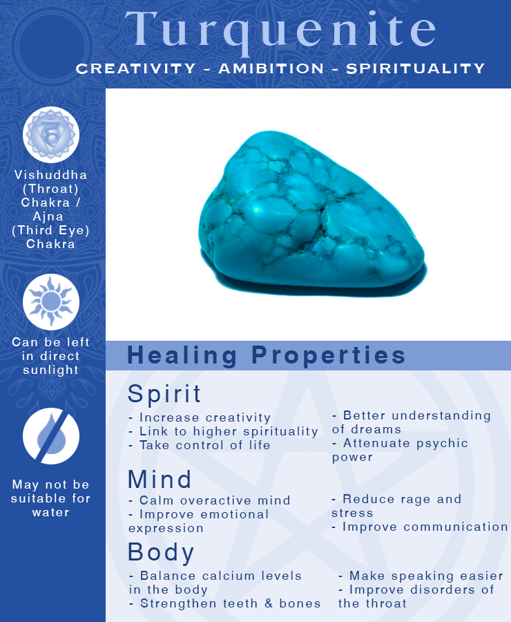 Turquenite Turquoise Howlite 50g Shard Bag Blue Moon Pup
